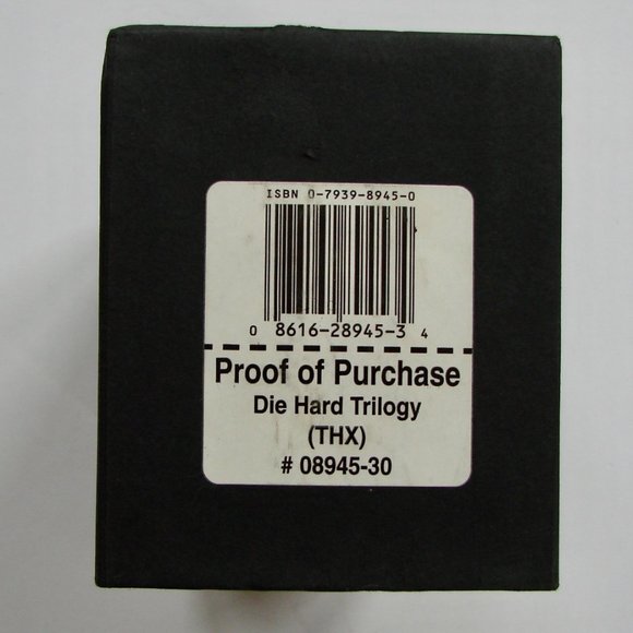 Die Hard Trilogy VHS Movie Box Set Bruce Willis Samuel L Jackson Collectible - Picture 8 of 10